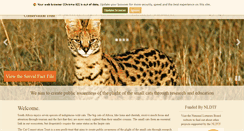 Desktop Screenshot of karoocats.org